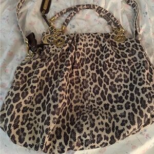 Cynthia Rowley leather Leopard Print Women's Bag